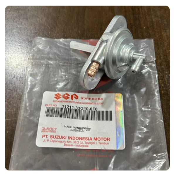 SPIN 125 KERAN BENSIN KRAN FUEL MOTOR SKYDRIVE SKYWAVE SATRIA 2 TAK 2T