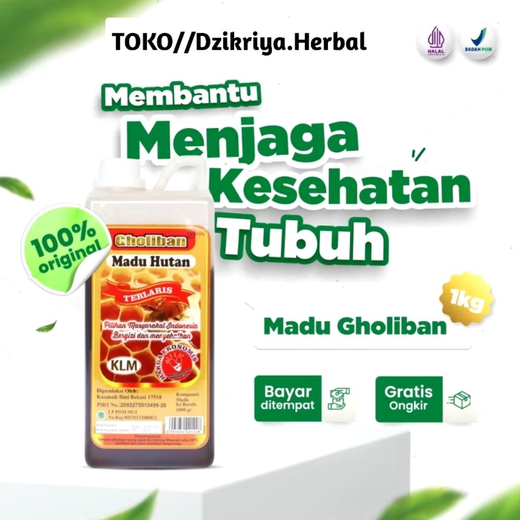 

Madu Gholiban Asli 500gr 1kg BPOM Ori Original