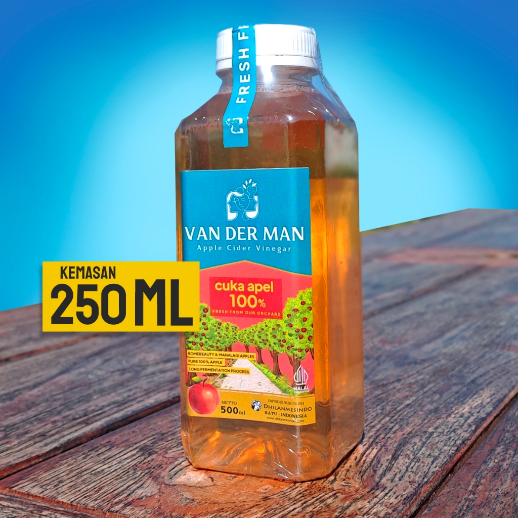 

CUKA APEL VINEGAR VAN DER MAN 250ml
