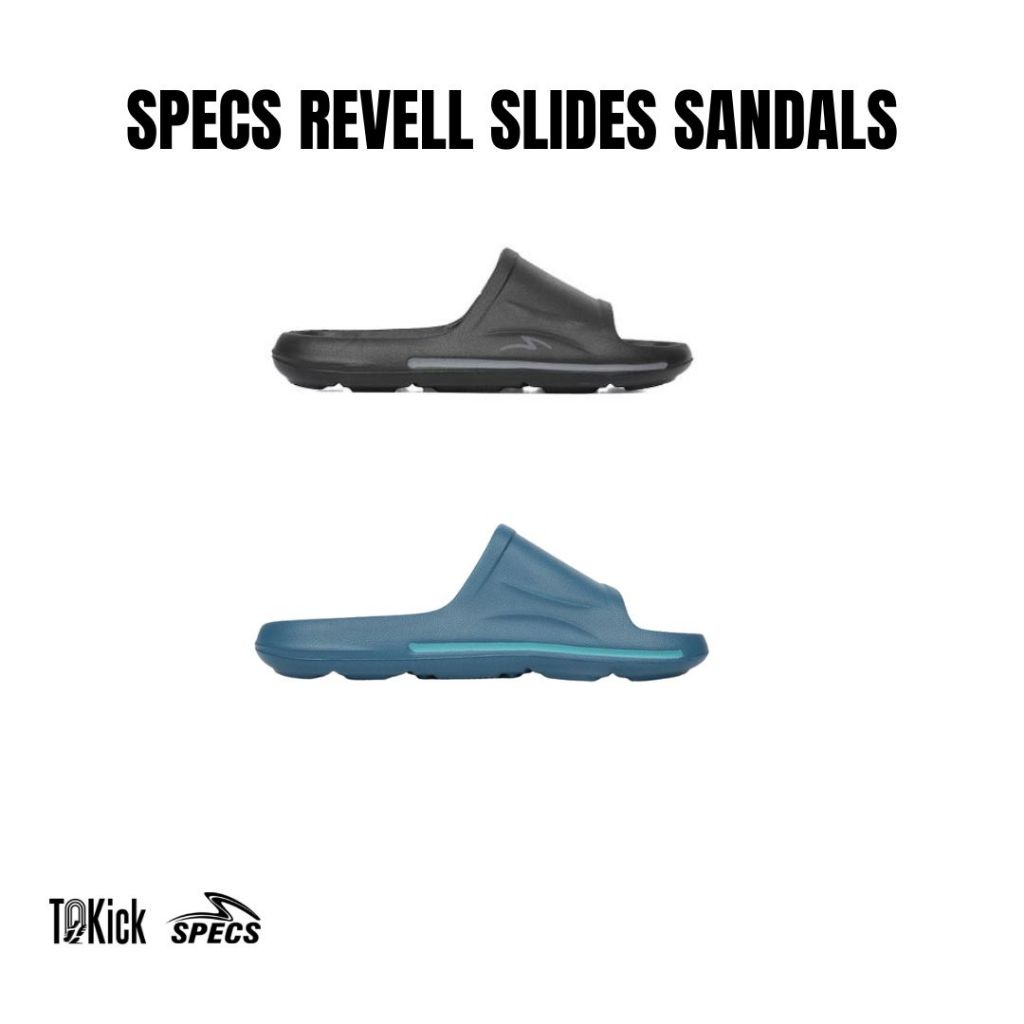 Sandal Slip On Specs Revell Slides Original Selop Pria