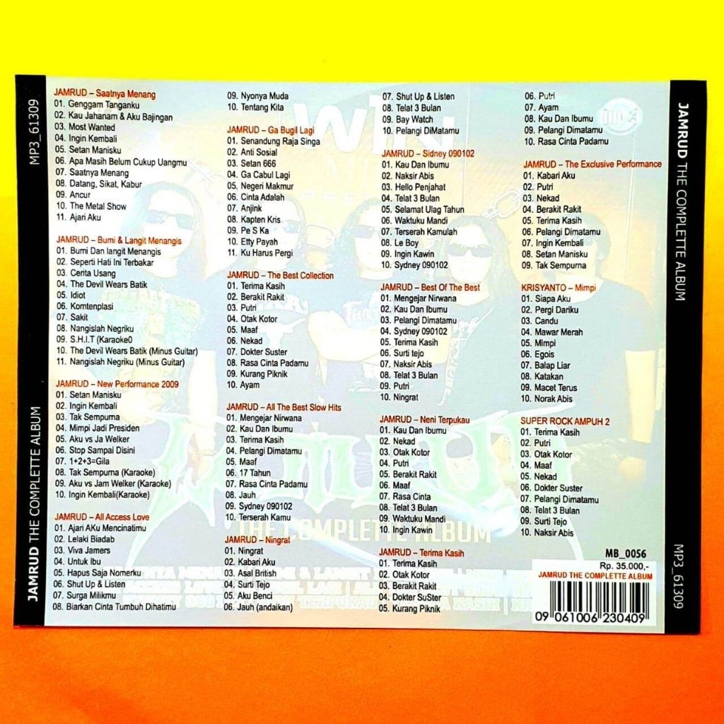 KASET MP3 JAMRUD LENGKAP FULL ALBUM