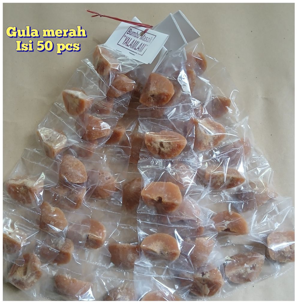 

BUMBU DAPUR GULA MERAH RENTENGAN 50 pcs GROSIR