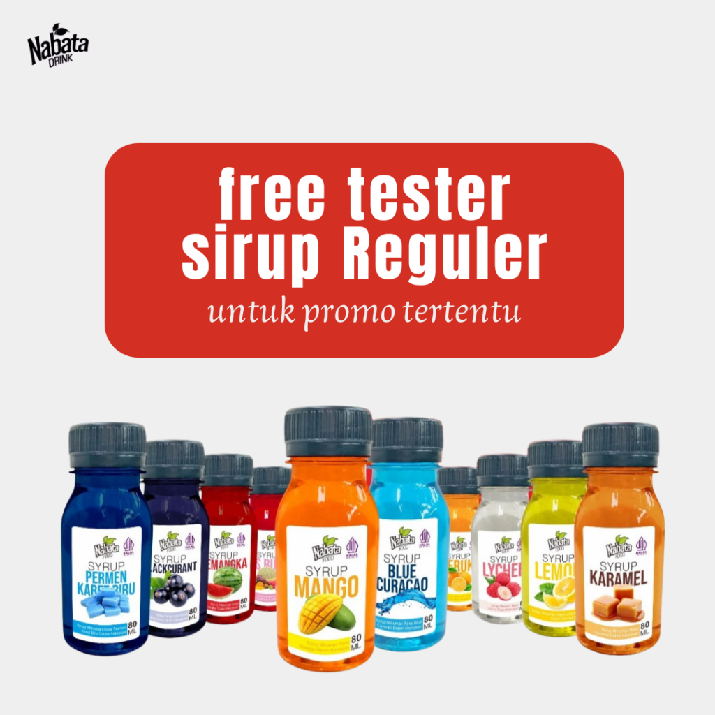 

Sample Syrup 30 Ml | Produk Hadiah Khusus Promo Tertentu