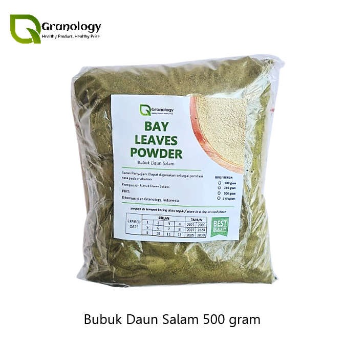 

Daun Salam Bubuk / Bay Leaves Powder (500 gram) by Granology