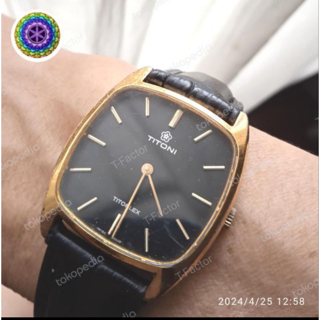 Jam Tangan Vintage Titoni ref 124.