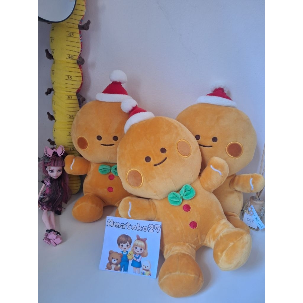 Boneka kue jahe natal lembut