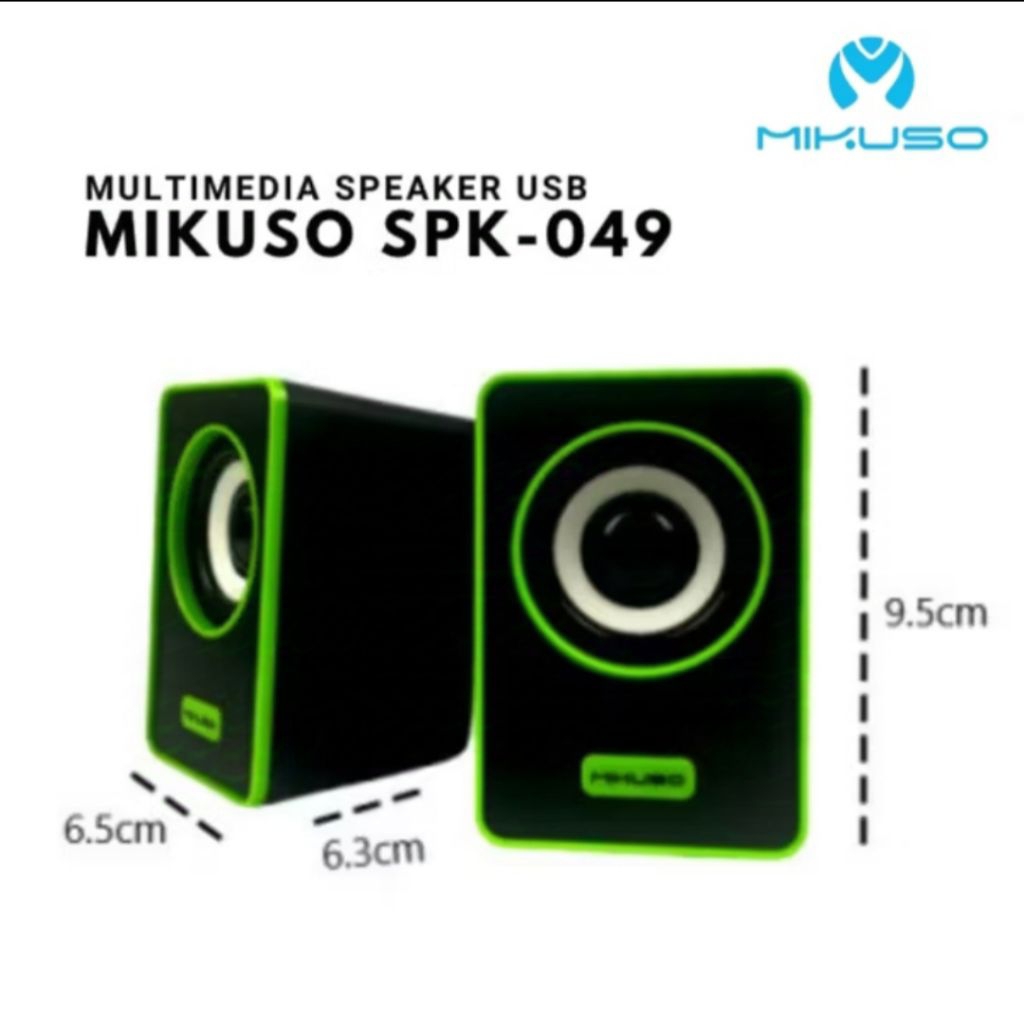 Speaker Mikuso SPK-049 Multimedia Speaker Salon USB Speaker Portable Laptop PC Komputer