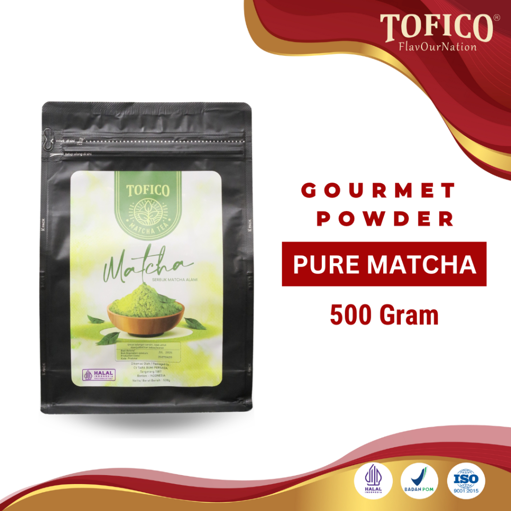 

Matcha Pure Ceremonial Powder / Matcha Unsweet 500 Gram /Tofico Syrup
