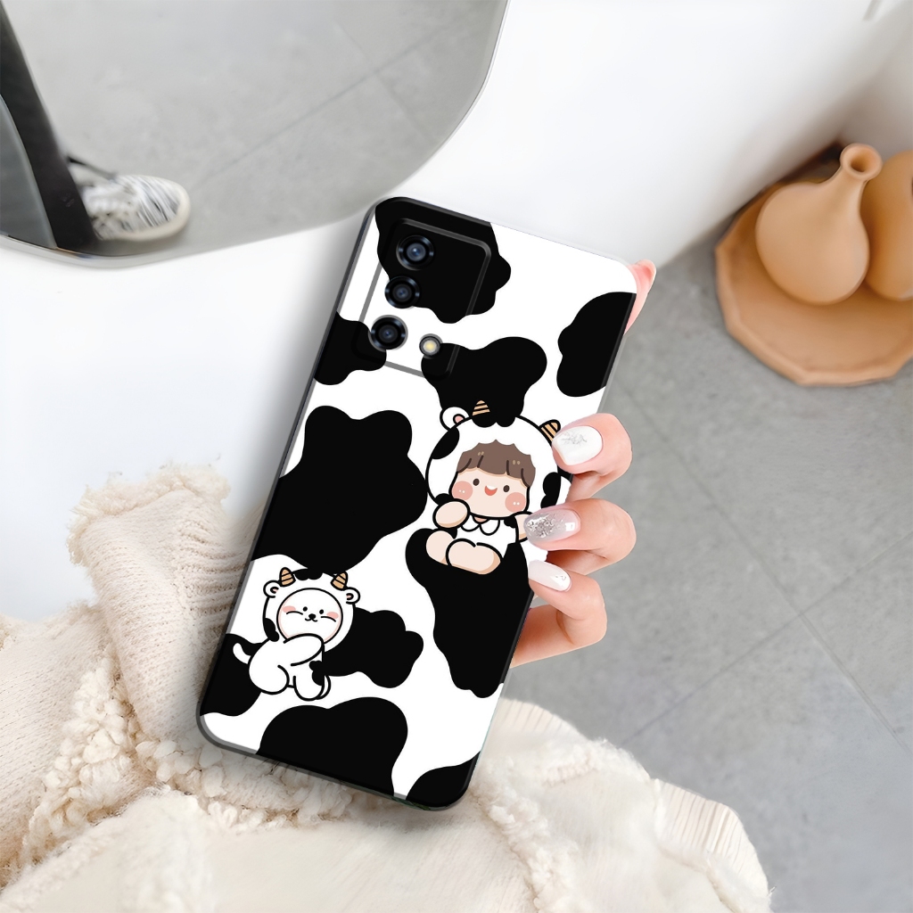 Case HP OPPO A95 / A74 4G - Casing OPPO A95 / A74 4G - Mawcase - Fashion Case KARTUN - Case Cewek - 