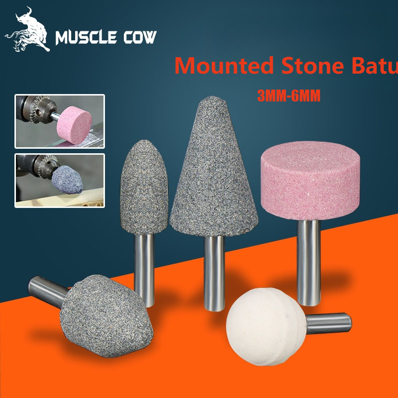 Mata Bor Batu Asah / Batu Poles Oslo Porting Mata Tuner Set 5 Pcs Dan 10 pcs BAtu Osco Batu Oslo Set