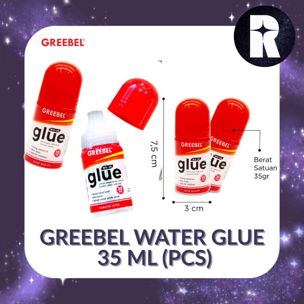 

GREEBEL WATER GLUE / LEM CAIR 35 ML (PCS)