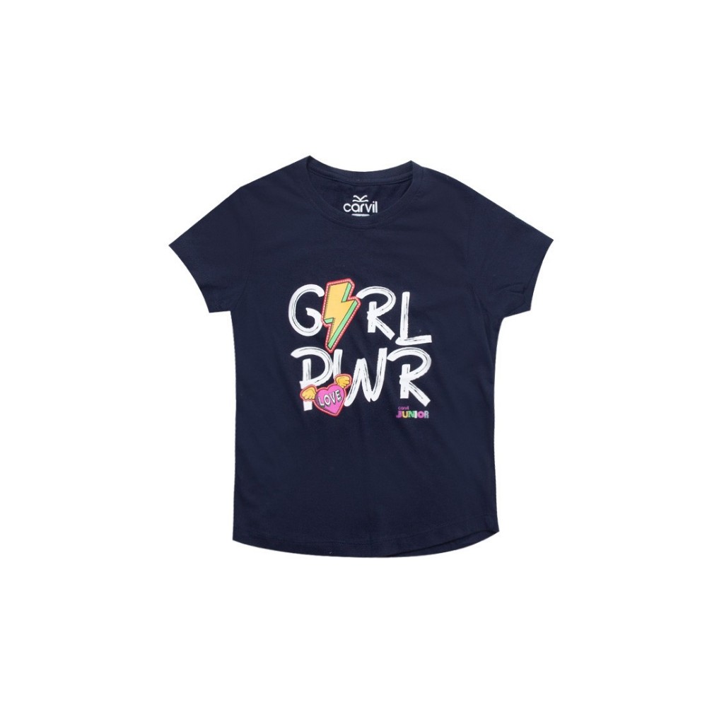 Carvil Kaos Anak Perempuan Girlpower
