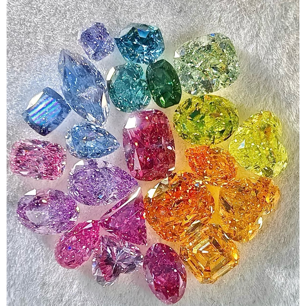 FL-IF/VVS1 Kualitas -Color D/E PREMIUM Austria Lab Carbon Berlian GIA-IGI- NGIC Original Cut EX Berl