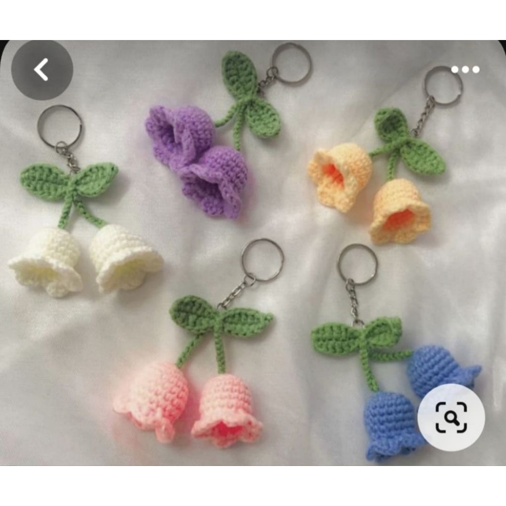 Gantungan Kunci Bunga Lonceng