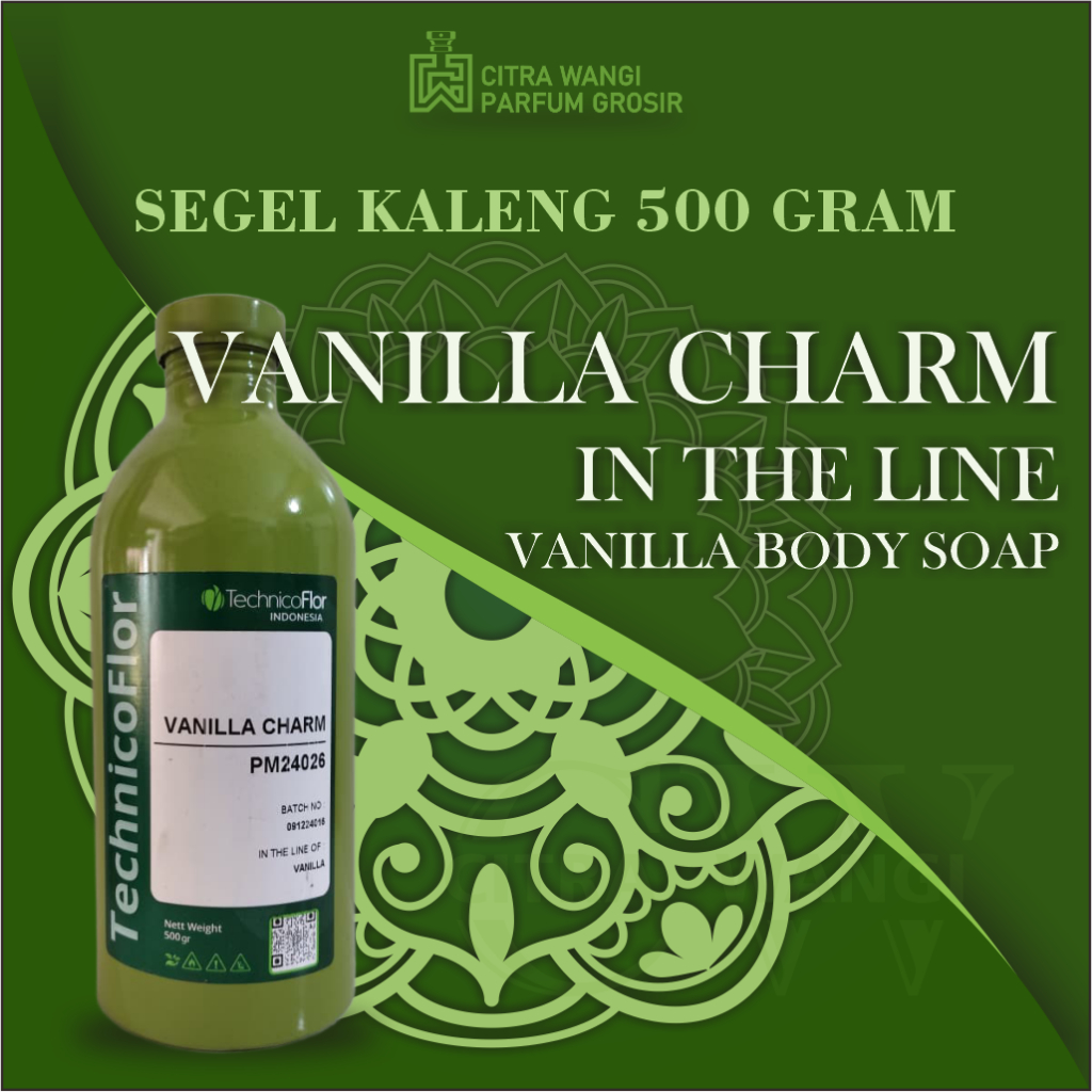 

[500 GRAM] VANILLA CHARM ~Vanilla Body Shop~ BY TFI KEMASAN SEGEL KALENG 500 GRAM ( ORIGINAL )