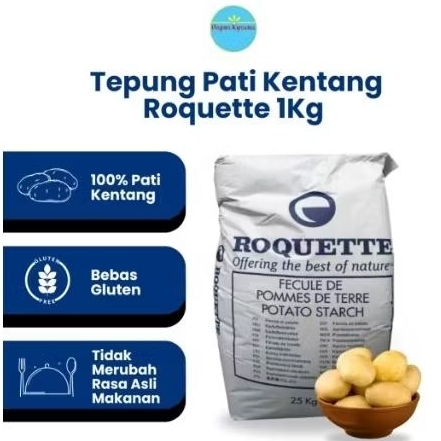 

Tepung Pati Kentang Starch Roquette 1 Kg