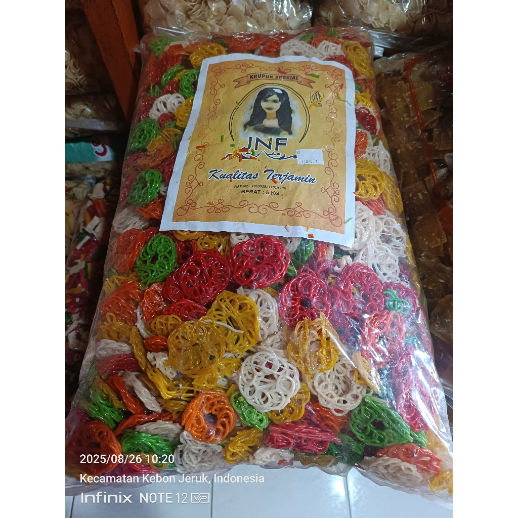 

Krupuk Mawar Jangkar warna warni