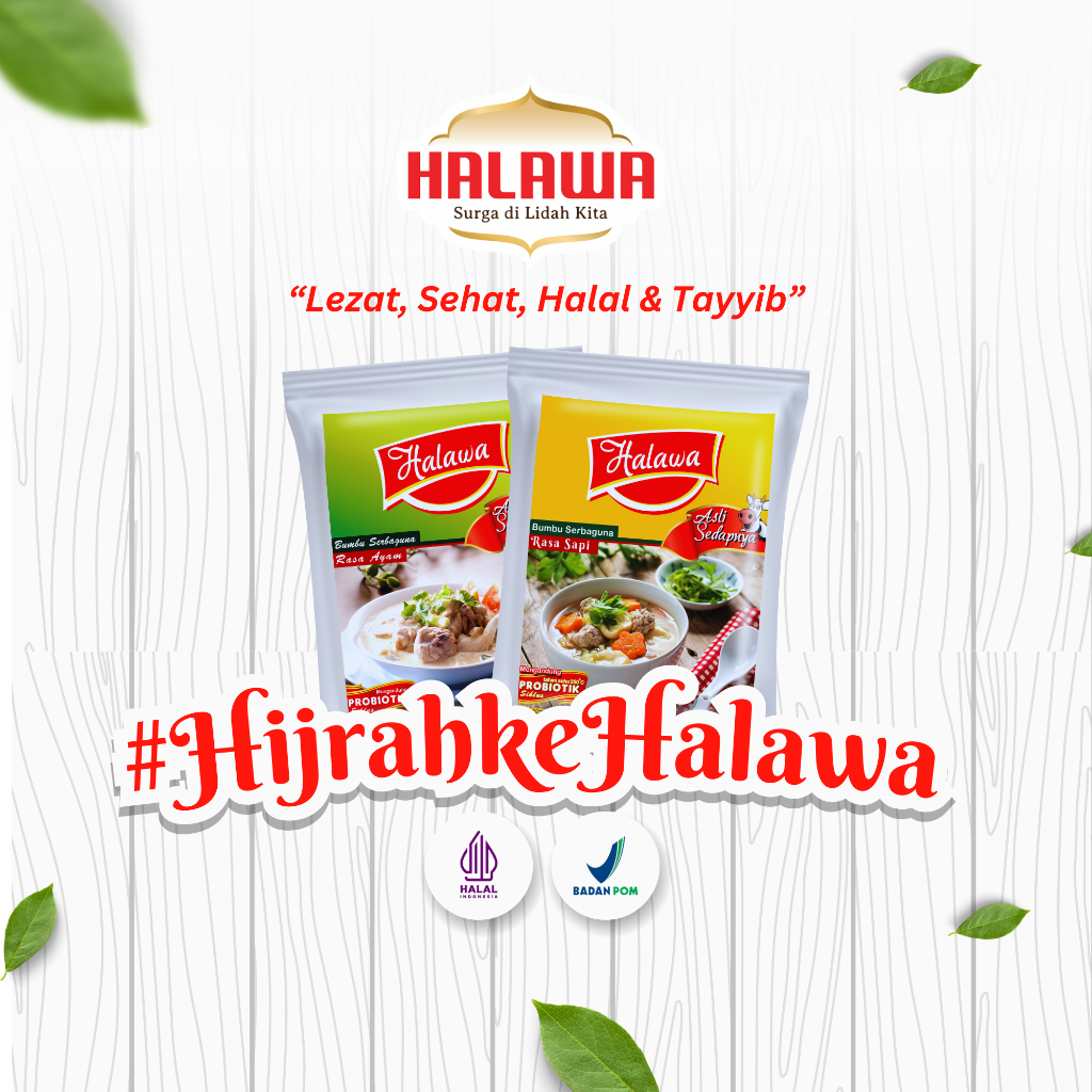 

halawa bumbu probiotik 500 gram kaldu Ayam dan sapi | HALAL & BPOM