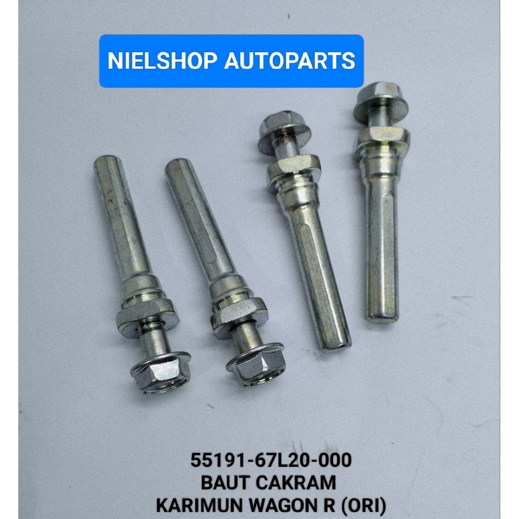PEN KALIPER  BAUT CAKRAM (SET) UNTUK MOBIL KARIMUN WAGON+ BAUT (ORI) (55191-67L20-000)(PANJANG 7,5CM