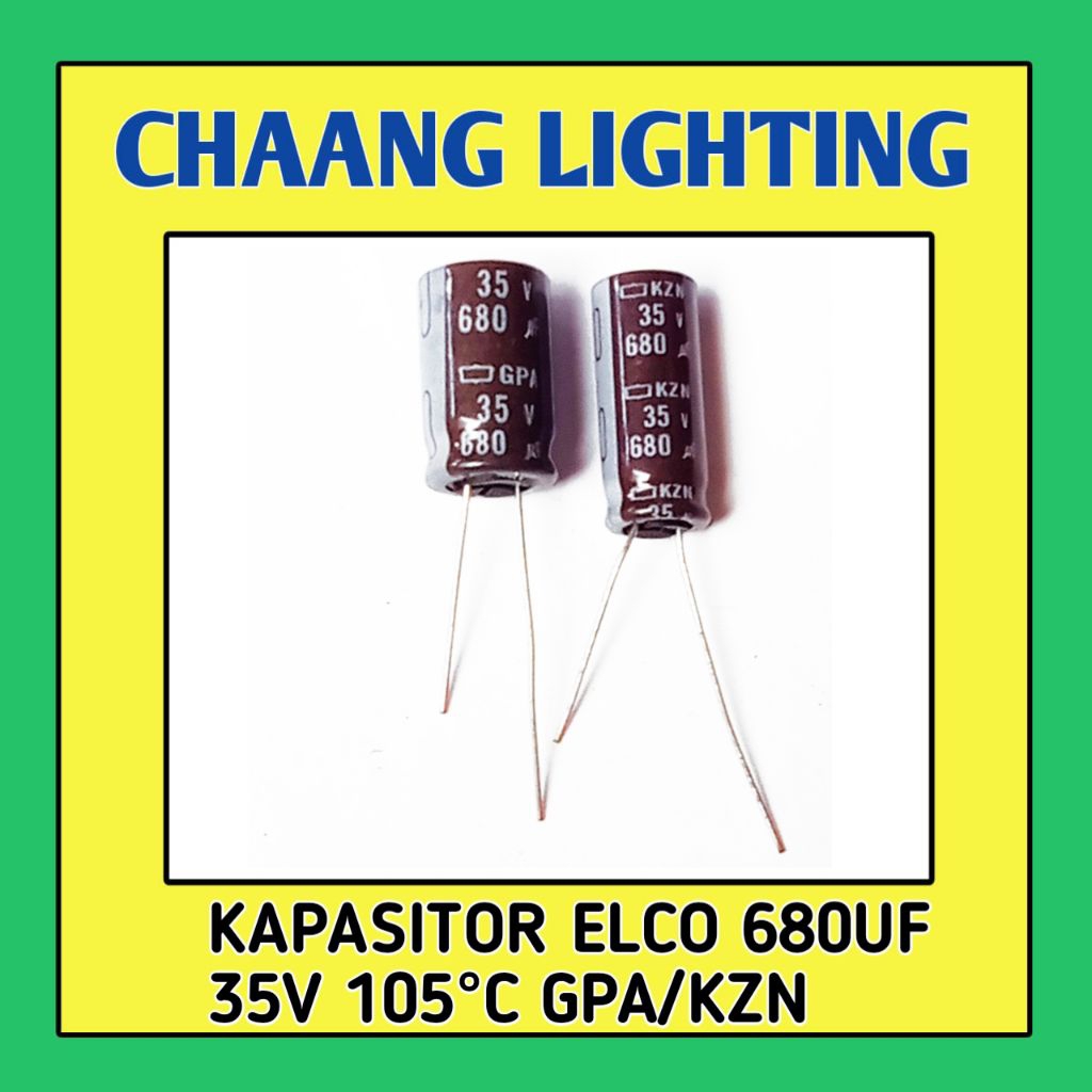 680UF 35V KAPASITOR ELKO 680UF 35V CAPASITOR ELCO 680UF 35V ELCO 680UF 35V 105°C