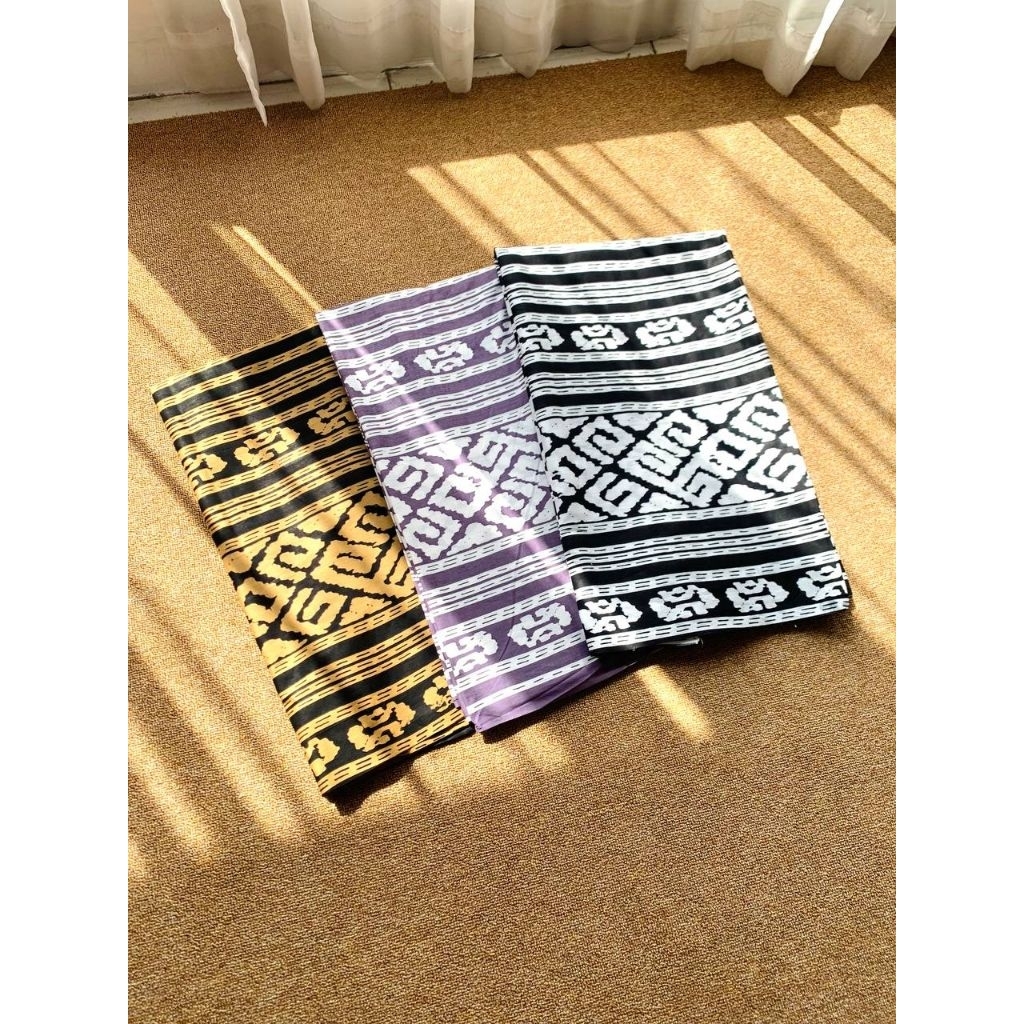 Kain Batik Hitam putih Jarik Kebaya Kode 249 Couple Katun Printing Sogan Lawasan Seragam Bridesmaid 