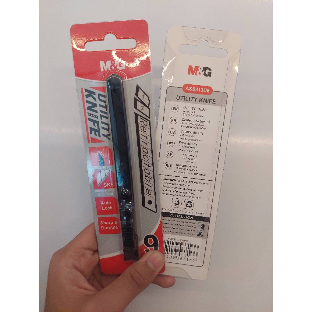 M&G UTILITY KNIFE 9mm ASS913U6
