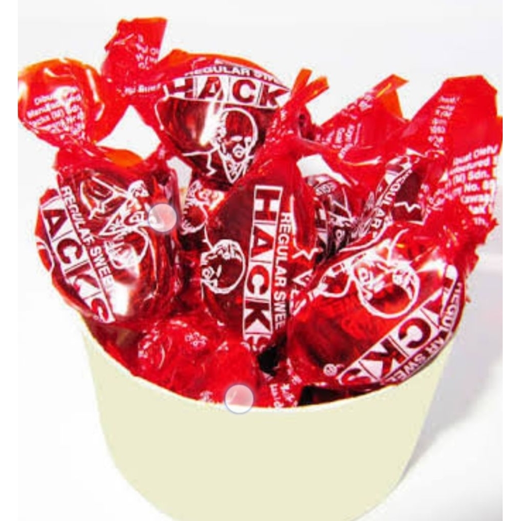 

Permen Hacks Malaysia Ecer ,Permen Herbal Pelega Tenggorokan (100gr, 250gr dan 500gr)