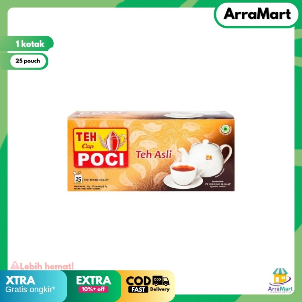 

Teh Celup Cap Poci Wangi Teh Asli 25bags