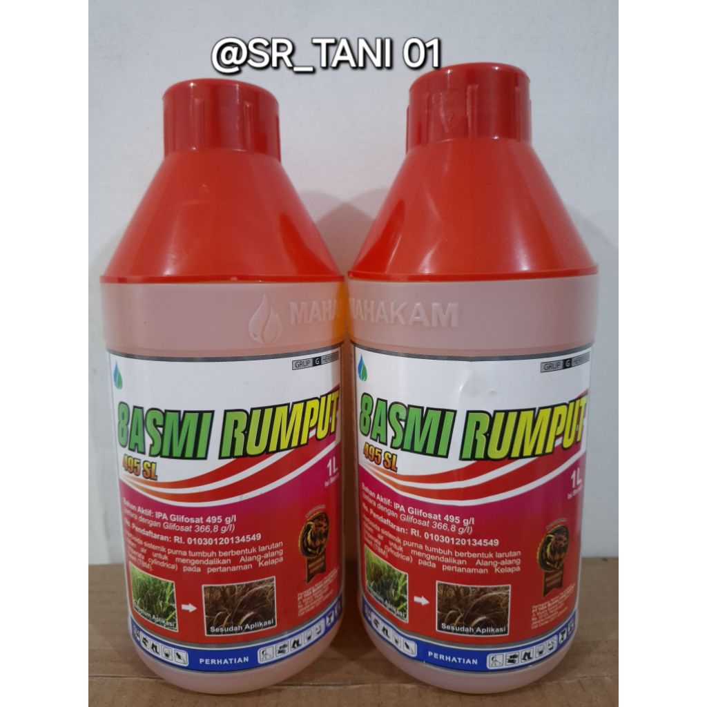 Herbisida Basmi Rumput 495SL 1LT
