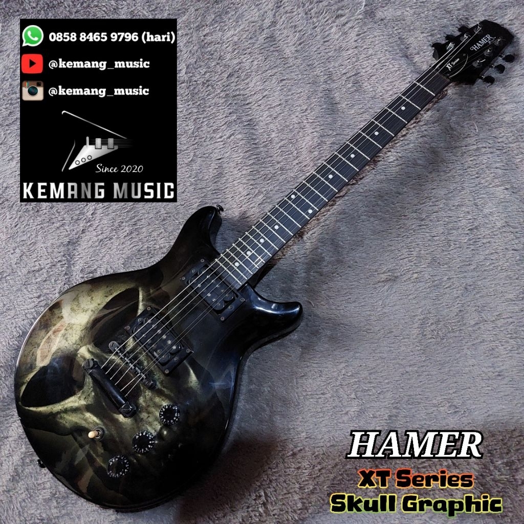 gitar langka hamer xt limited edition gitar bekas gitar original les paul double cut