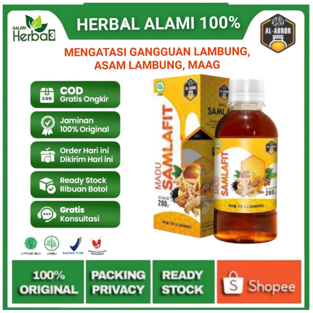 

Madu SAMLAFIT Untuk Ganguan Lambung, Asam lambung Maag