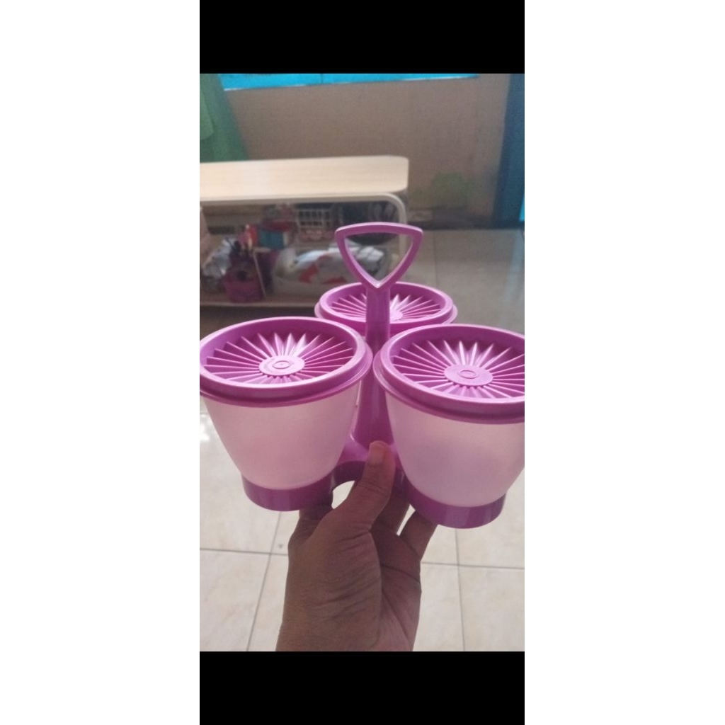 BARU CONDIMATE TUPPERWARE UNGU SESUAI GAMBAR