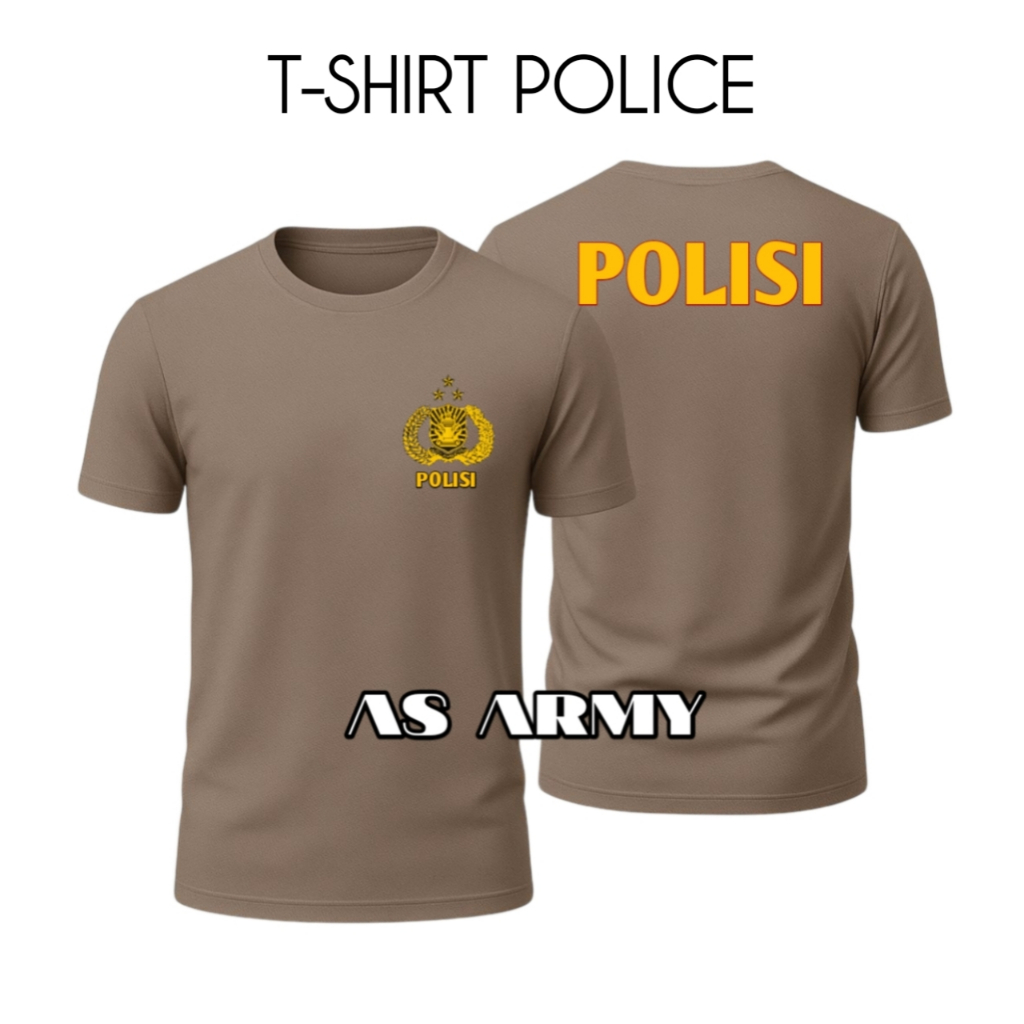 KAOS POLISI LENGAN PENDEK KAOS POLISI PRIA KAOS DINAS POLISI