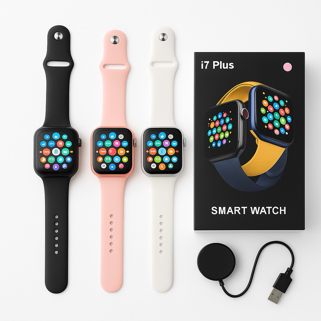 SMARTWATCH FITPRO I7 PLUS ORIGINAL JAM TANGAN PINTAR ANDROID IOS TOUCHSCREEN GARANSI 3 BULAN