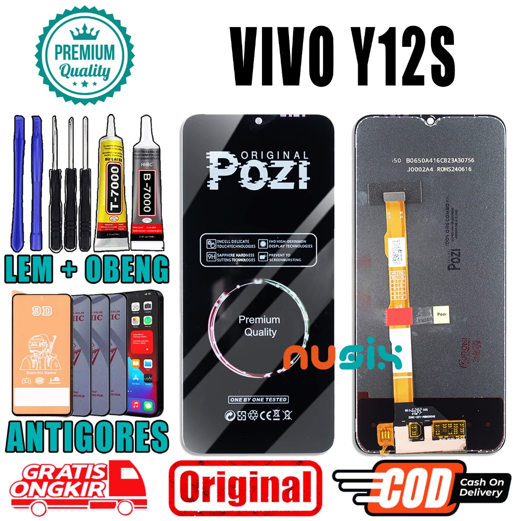 Lcd Touchscreen VIVO Y12S Original OEM Lcd Fullset