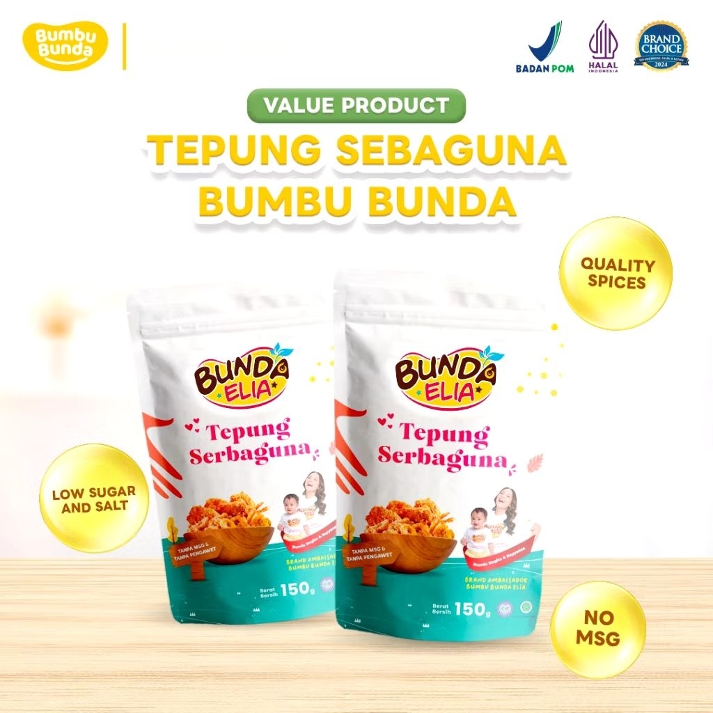 

BUMBU BUNDA ELIA TEPUNG SERBAGUNA 150GRAM