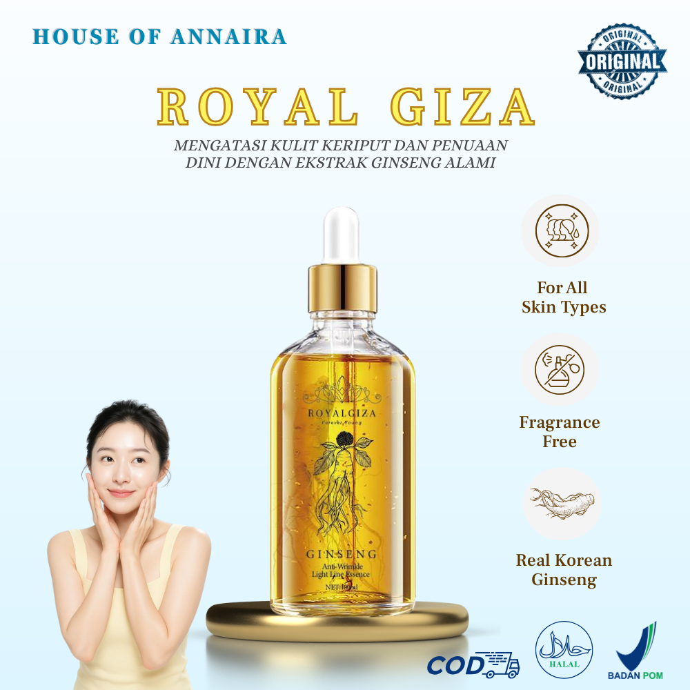 Serum Gingseng BPOM Esensi anti kerut ginseng Ginseng serum wajah Ginseng