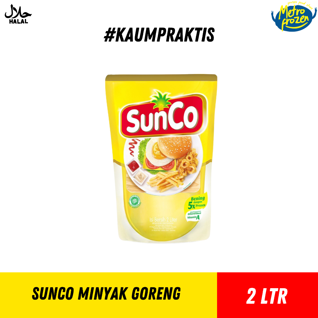 

SUNCO Minyak Goreng 1Liter & SUNCO Minyak Goreng 2Liter