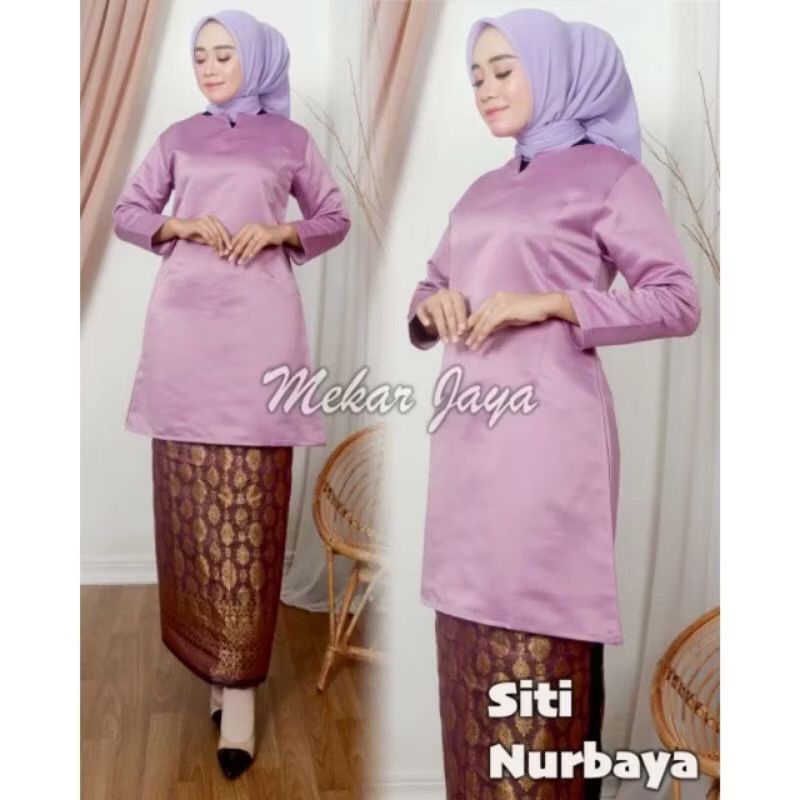 KEBAYA SITINURBAYA//KEBAYA IRIANA POLOS//SATU SETS KEBAYA POLOS PLUS ROK SONGKET