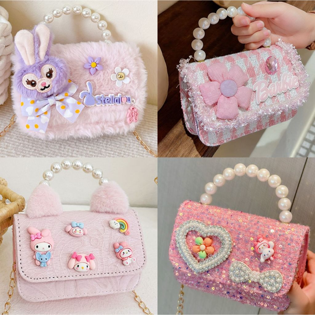 Vellora SELEMPANG ANAK, TAS MUTIARA, SLING BAG KECIL, TAS ANAK CEWEK BAGUS