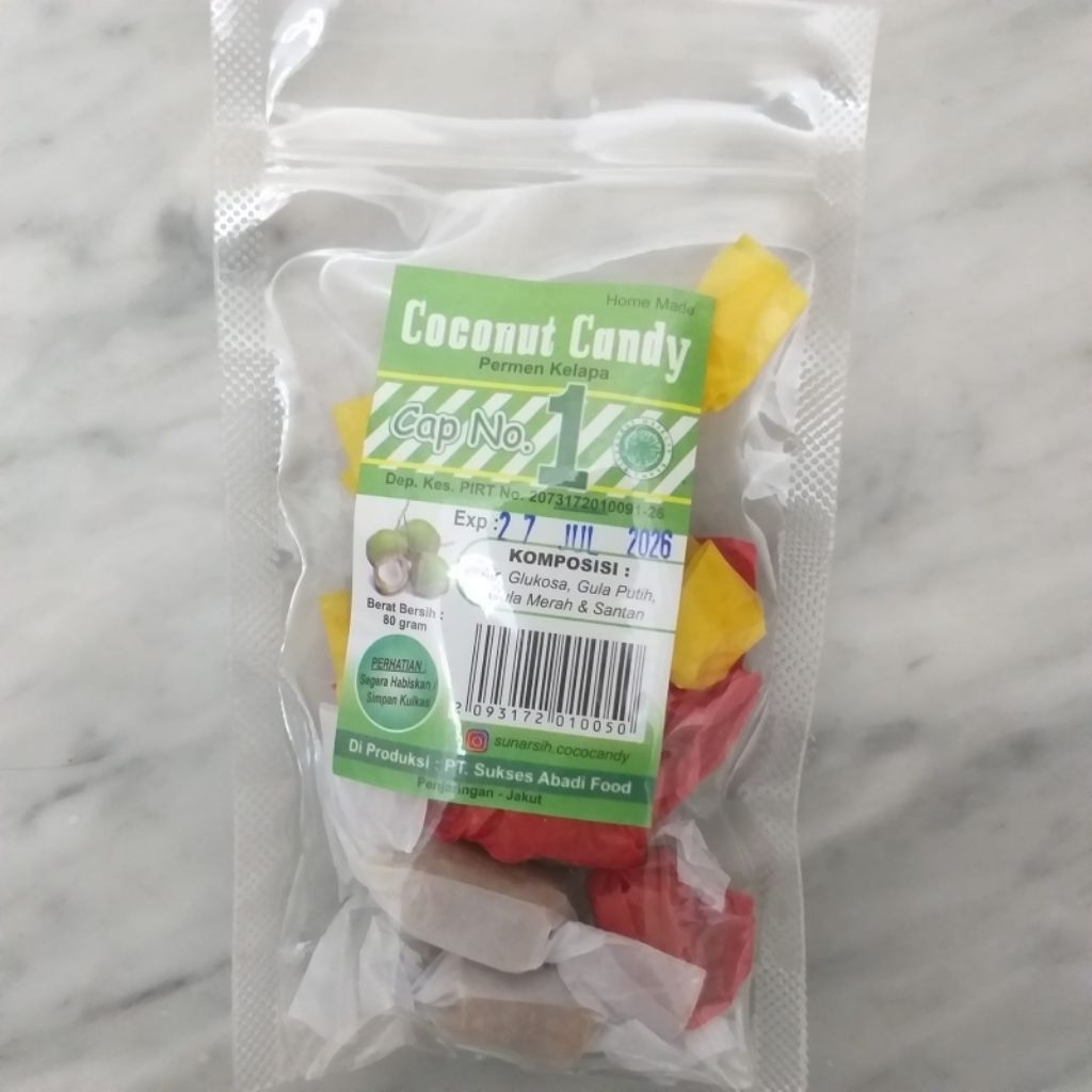 

Coconut Candy - Permen Kelapa 80 gram