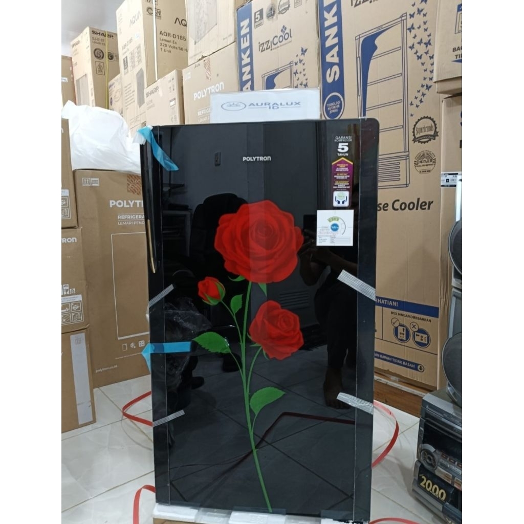 POLYTRON Kulkas PRA-15DRX Belleza Varia [150 L] KULKAS 1 PINTU