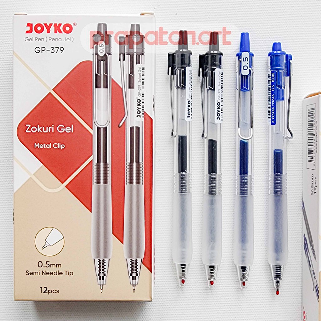 

Joyko GP-379 Zokuri Gel Pen 0.5mm | Pena Jel | Pulpen