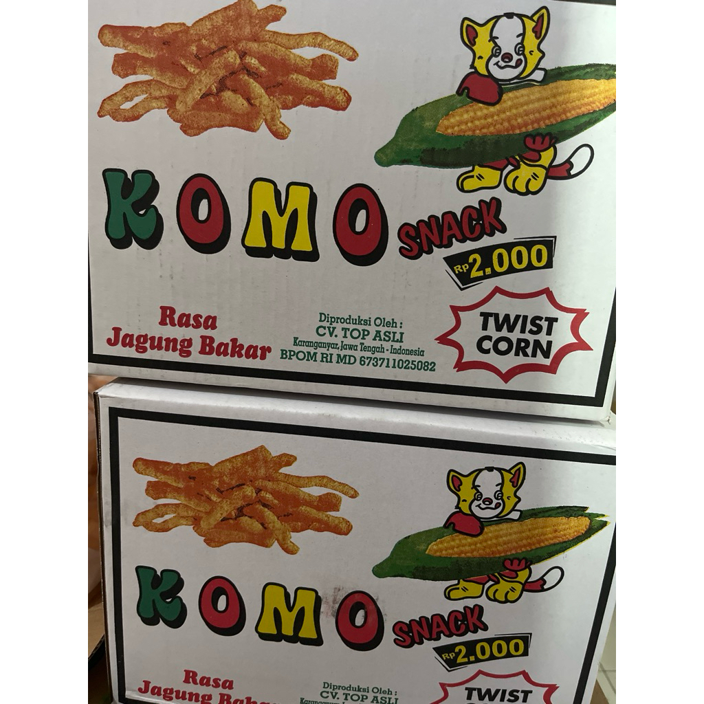 

Komo snack twist corn