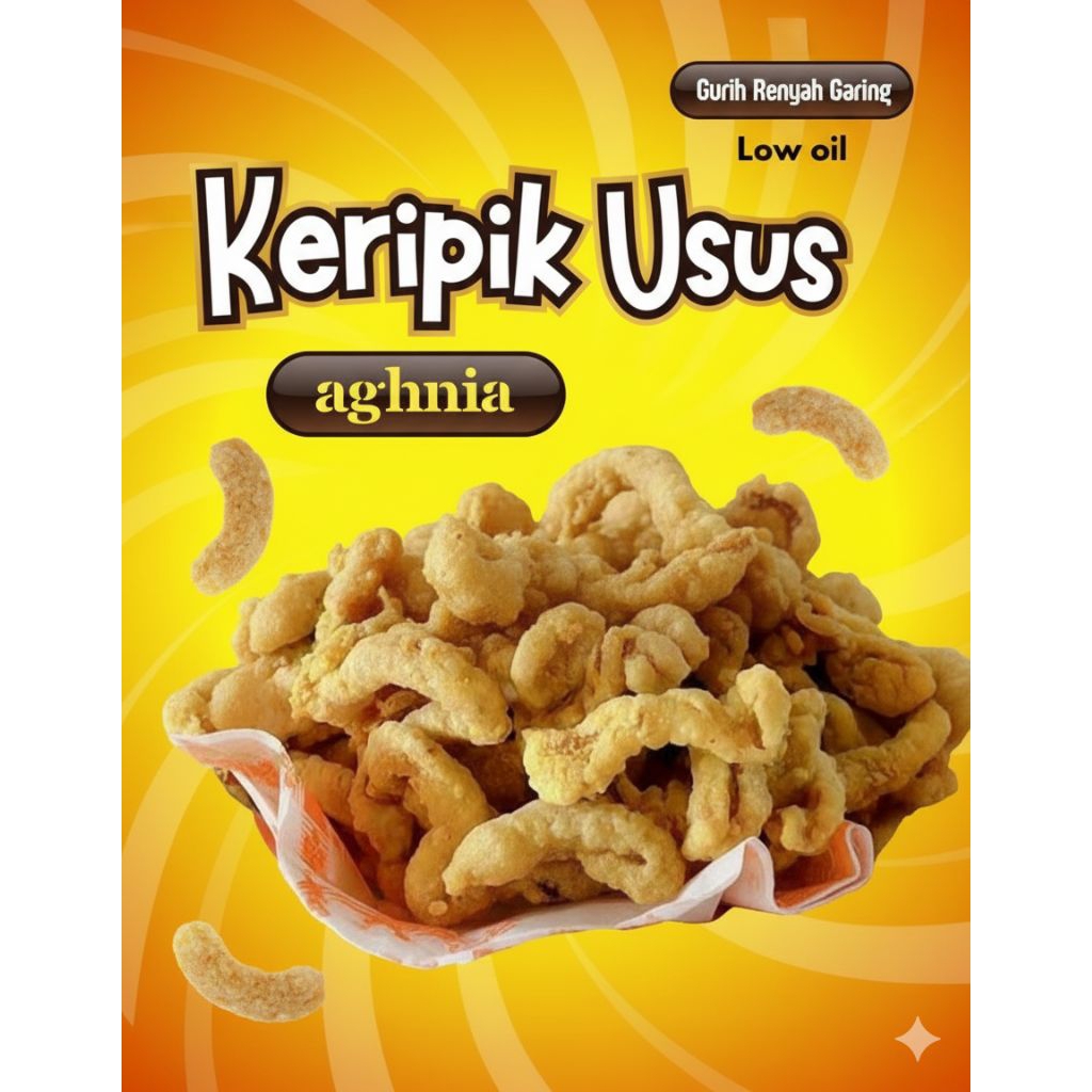 

keripik usus krispi