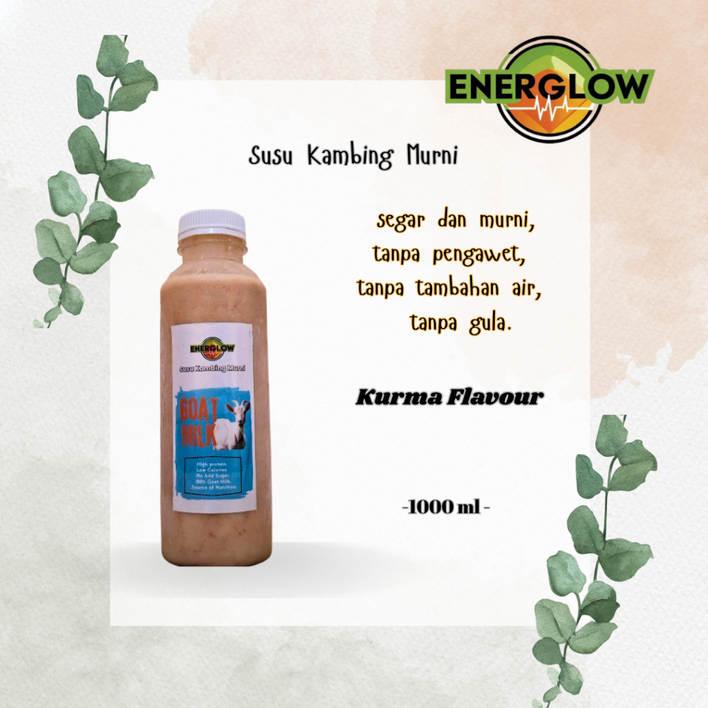 

susu kambing murni kurma flavour 1000ml