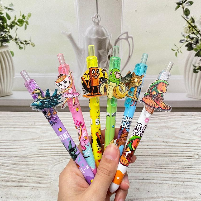 

Pulpen Gel Cetek Akrilik Karakter Anomali Brainrot Lucu Pen Cetek Akrilik Bisa COD