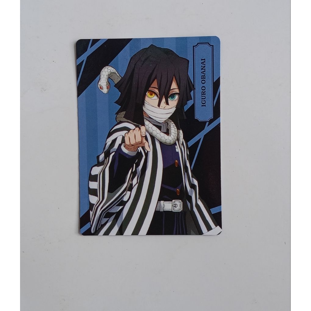 Kartu Family Mart x Demon Slayer Iguro Obanai (Family Mart x Demon Slayer)