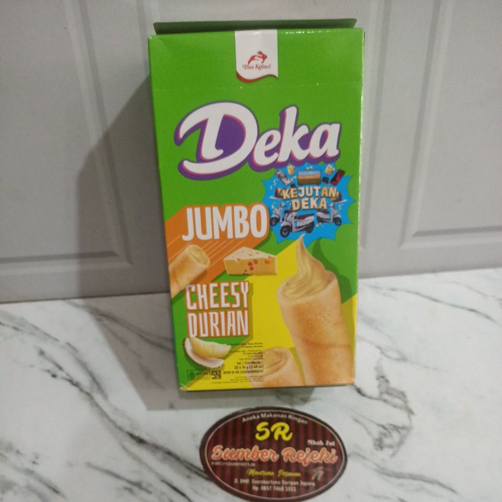 

DEKA ROLL JUMBO DURIAN BERAT 280 GRAM