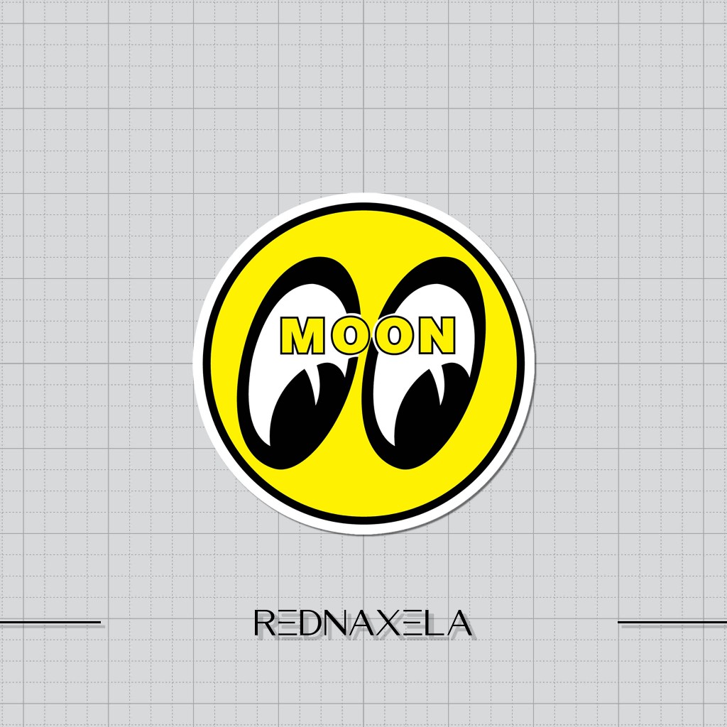 

Stiker Vinyl Mooneyes Logo Stiker Koper Outdoor Waterproof Sticker